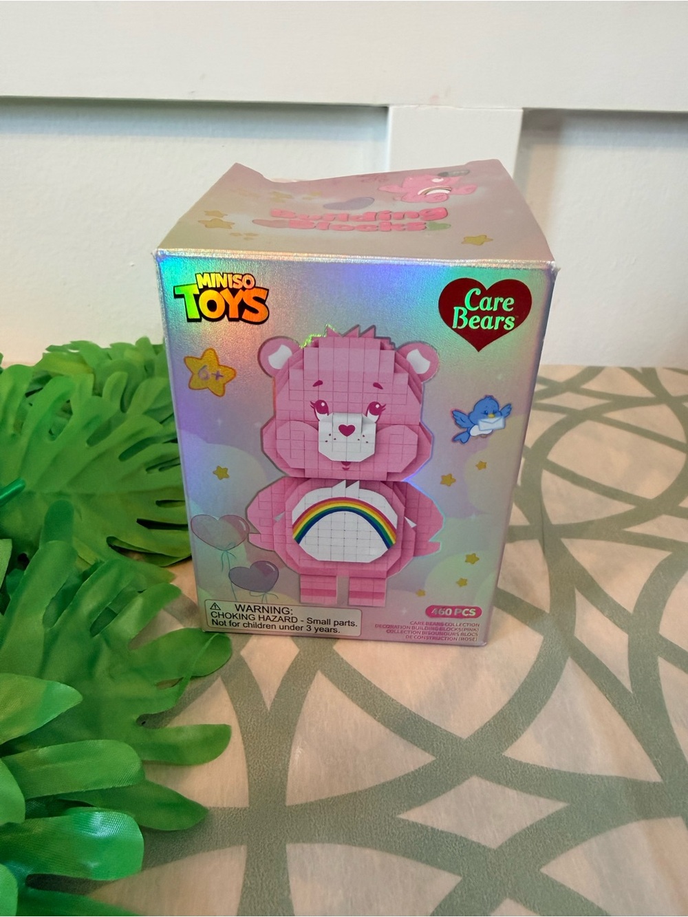 4/$25 • Miniso Toys Care Bears Cheer Bear Building Blocks